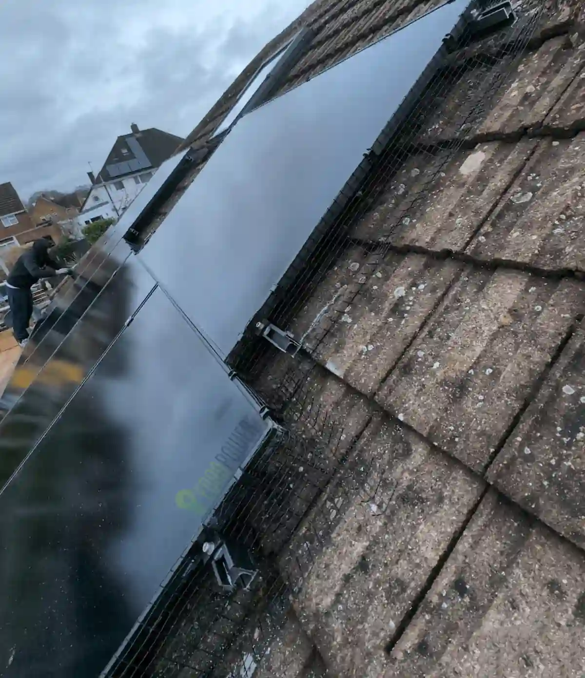 A new solar home completed in Sutton Coldfield by the Edan Power team